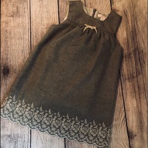 Janie and Jack 4T Dress with Embroidery
